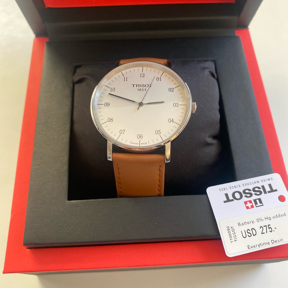 Tissot Men's Brown Leather Watch